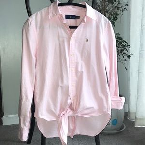 Polo Ralph Lauren Tie Front Oxford 🌸